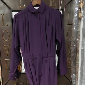 Romper poly/wool long pants